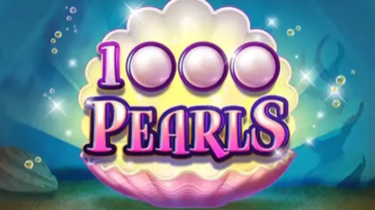 Cena subaquática relaxante do slot 1000 Pearls com pérolas brilhantes